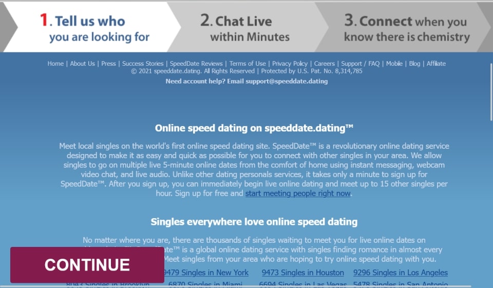 Jak SpeedDate funguje?